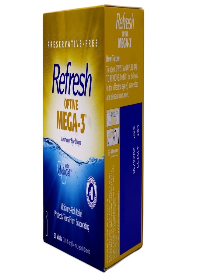 ريفريش قطرات ترطيب العين ريفريش أوبتيف ميجا-3، 30 قطرة للاستخدام مرة واحدة (عبوة من قطعتين) - Image 4